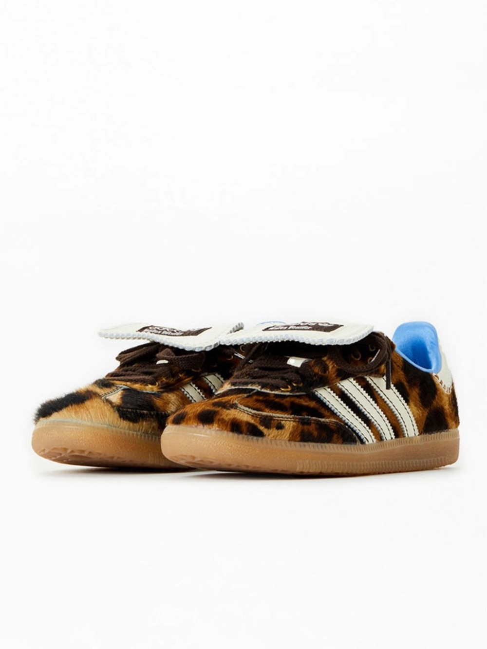 adidas x Wales Bonner Men’s Samba Pony Leopard Sneakers